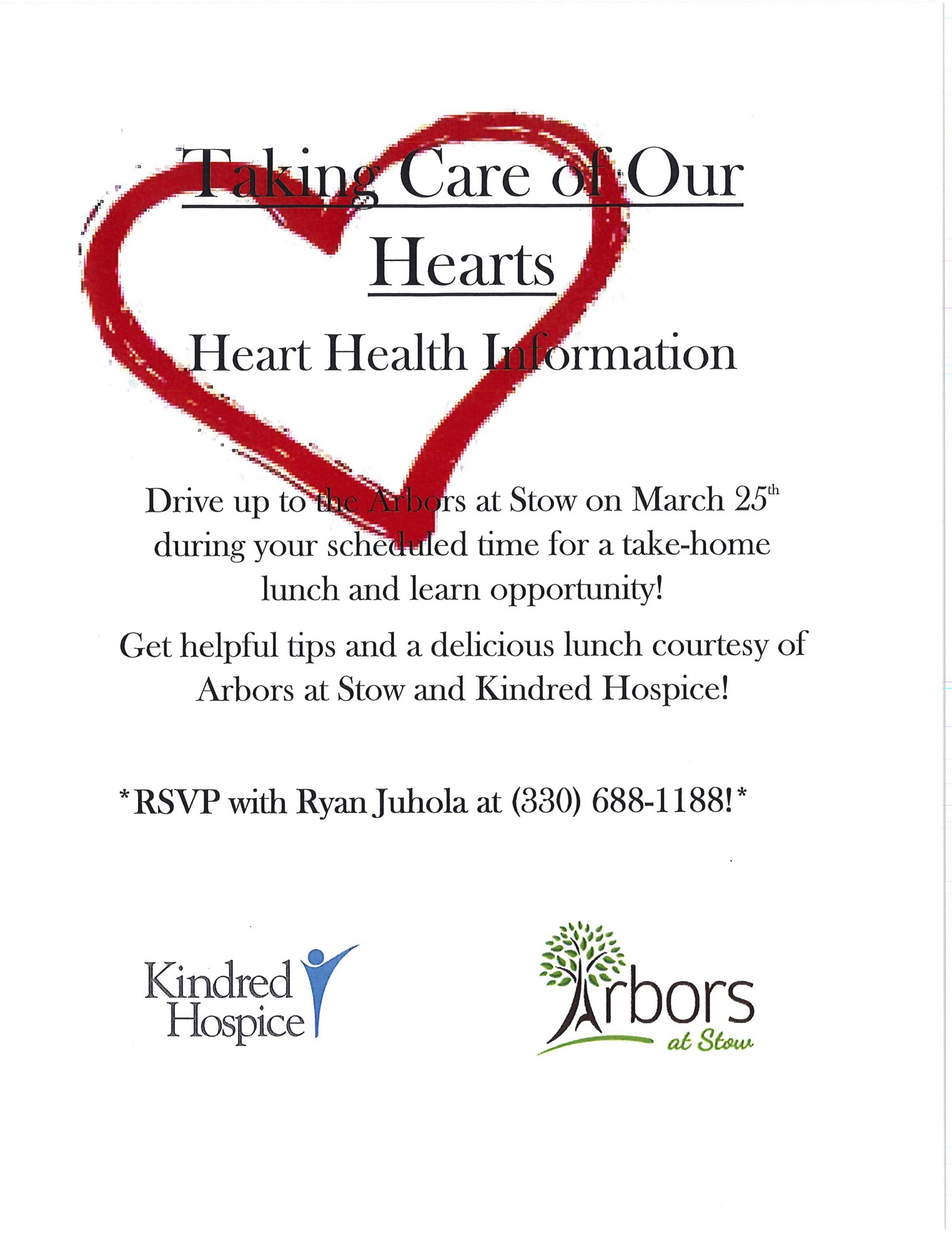 Kindred Hospice and Arbors at Stow Lunch and Learn