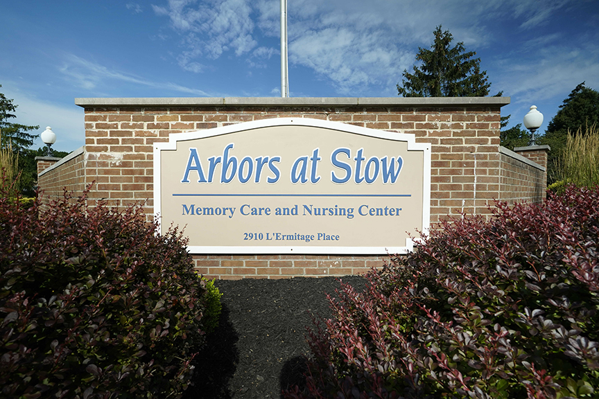 Arbors at Stow main entrance- Arbors at Stow